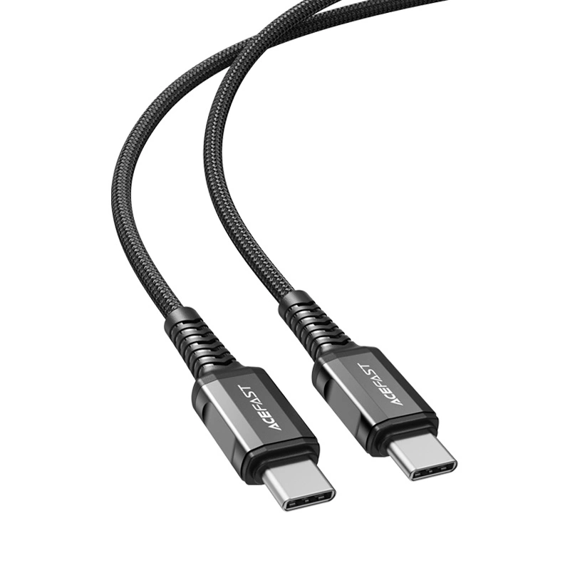 Acefast C1-03 USB-C - USB-C PD QC cable 60W 3A 480Mb/s 1.2m - blackeng