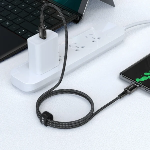 Acefast C1-03 USB-C - USB-C PD QC cable 60W 3A 480Mb/s 1.2m - blackeng