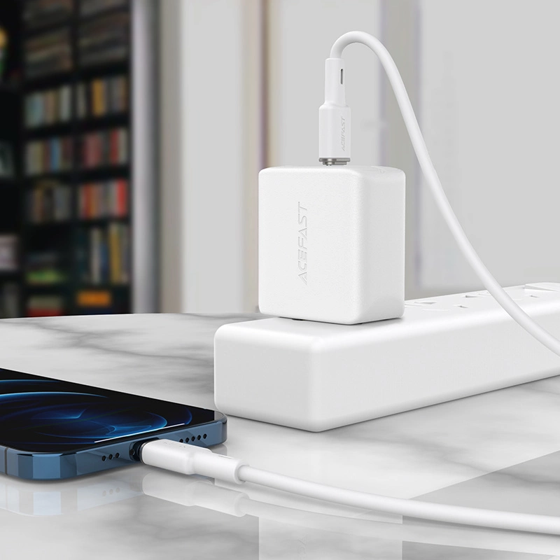 Acefast cable MFI USB Type C - Lightning 1.2m, 30W, 3A black (C2-01 black)eng