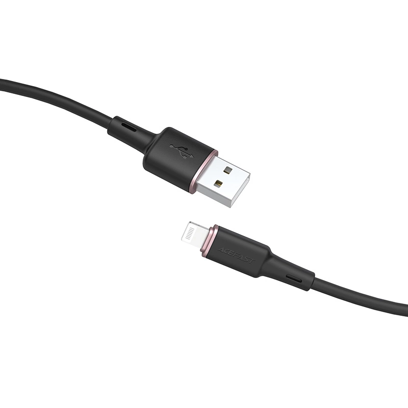 Acefast cable MFI USB - Lightning 1.2m, 2.4A black (C2-02 black)eng