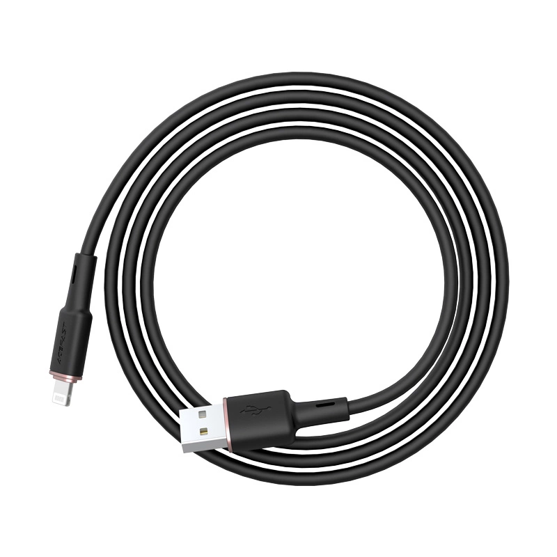 Acefast cable MFI USB - Lightning 1.2m, 2.4A black (C2-02 black)eng