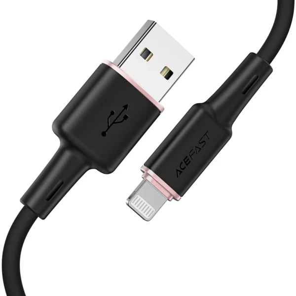 Acefast cable MFI USB - Lightning 1.2m, 2.4A black (C2-02 black)eng