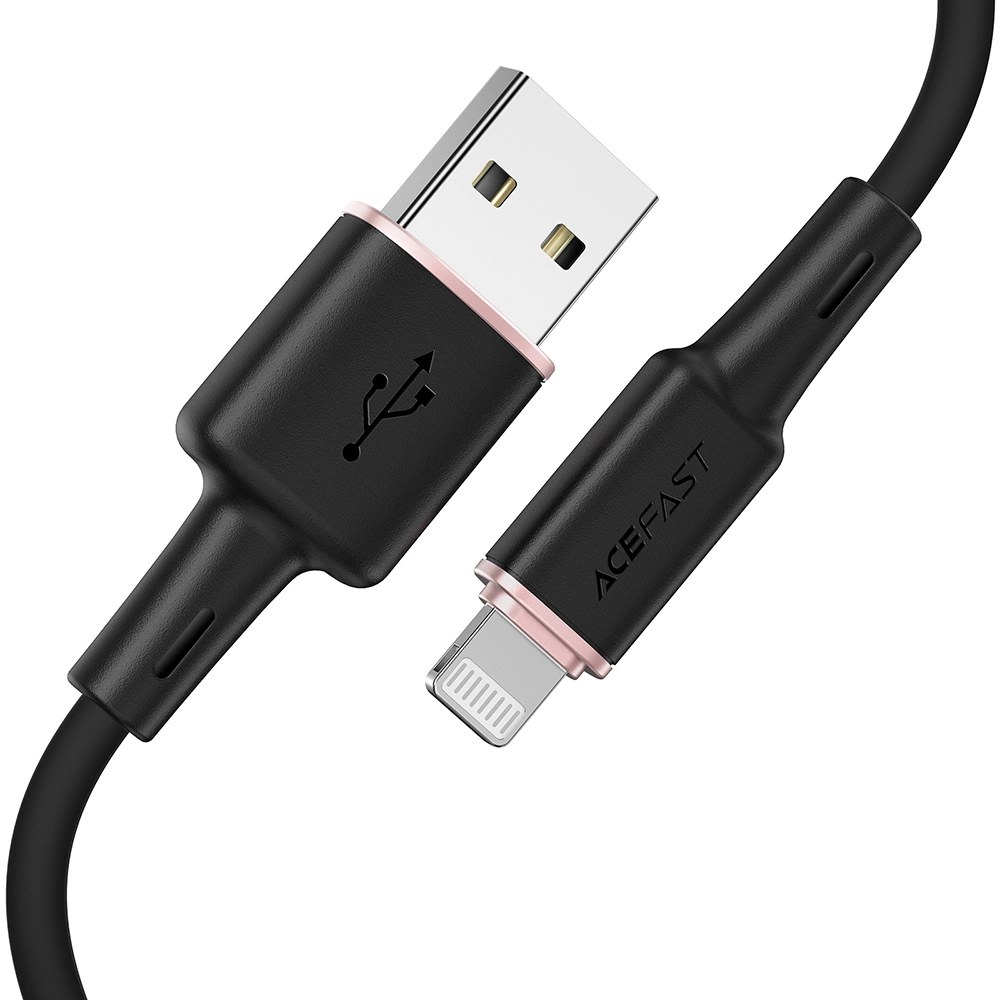 Acefast cable MFI USB - Lightning 1.2m, 2.4A black (C2-02 black)eng