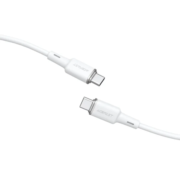 Acefast C2-03-CC USB-C - USB-C PD QC cable 60W 3A 480Mb/s 1.2m - whiteeng