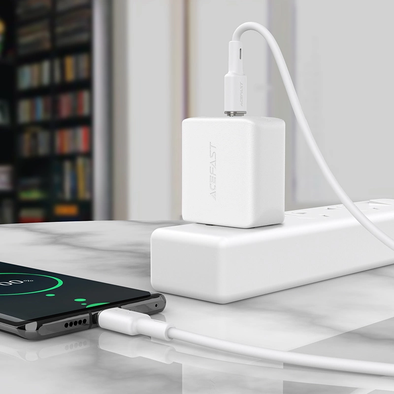 Acefast C2-03-CC USB-C - USB-C PD QC cable 60W 3A 480Mb/s 1.2m - whiteeng