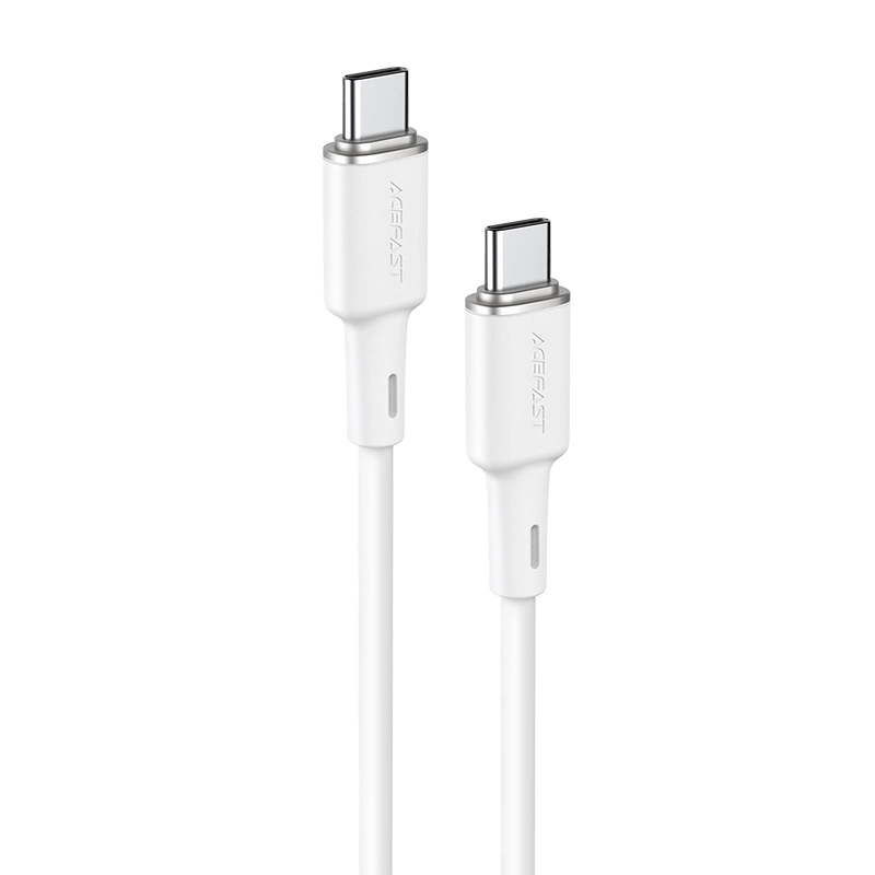 Acefast C2-03-CC USB-C - USB-C PD QC cable 60W 3A 480Mb/s 1.2m - whiteeng