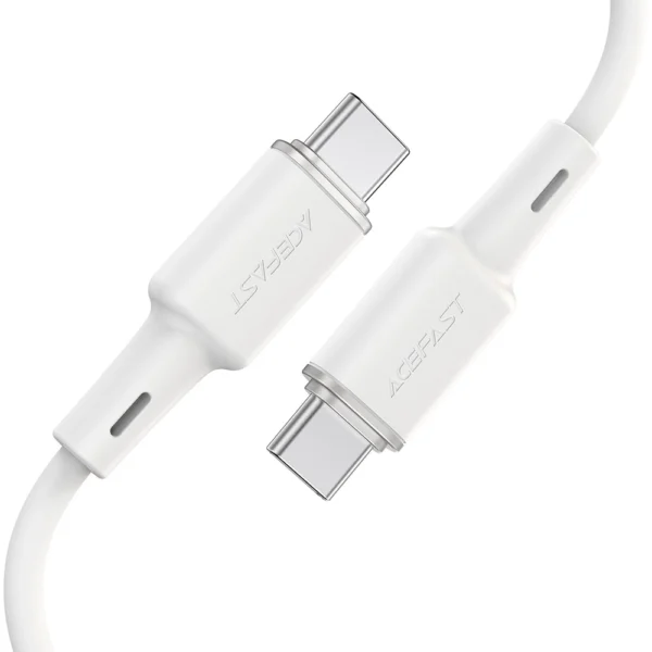 Acefast C2-03-CC USB-C - USB-C PD QC cable 60W 3A 480Mb/s 1.2m - whiteeng