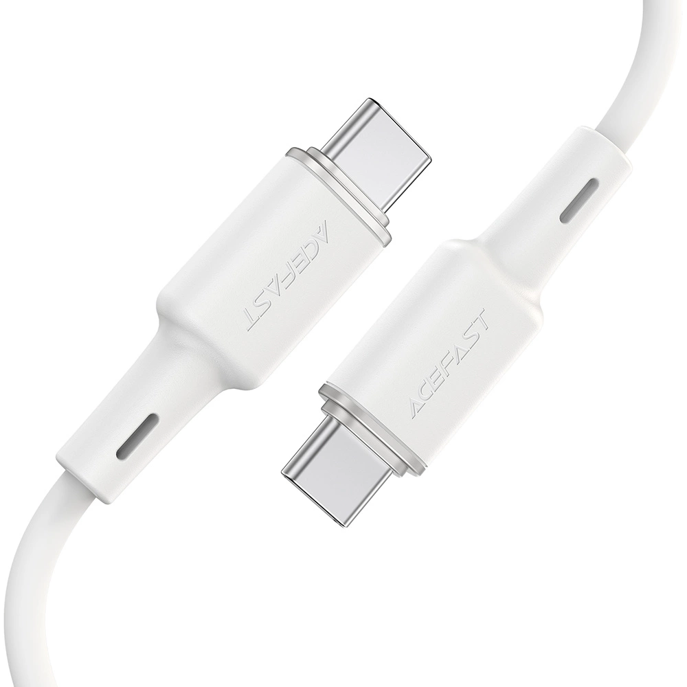 Acefast C2-03-CC USB-C - USB-C PD QC cable 60W 3A 480Mb/s 1.2m - whiteeng