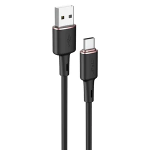 Acefast USB cable - USB Type C 1.2m, 3A black (C2-04 black)eng