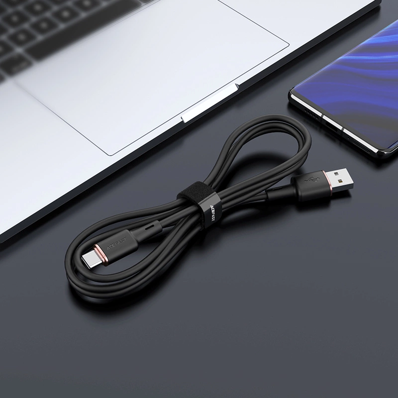 Acefast USB cable - USB Type C 1.2m, 3A white (C2-04 white)eng
