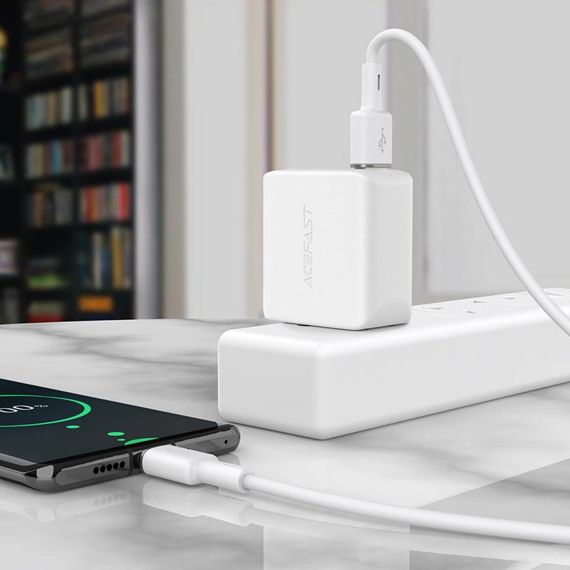 Acefast USB cable - USB Type C 1.2m, 3A white (C2-04 white)eng
