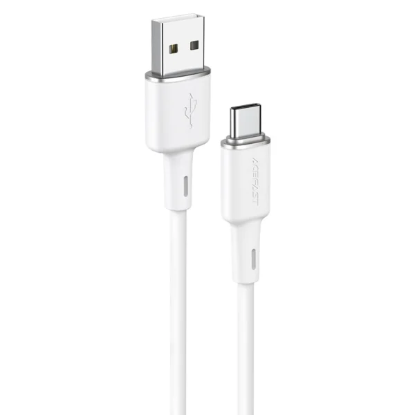 Acefast USB cable - USB Type C 1.2m, 3A white (C2-04 white)eng