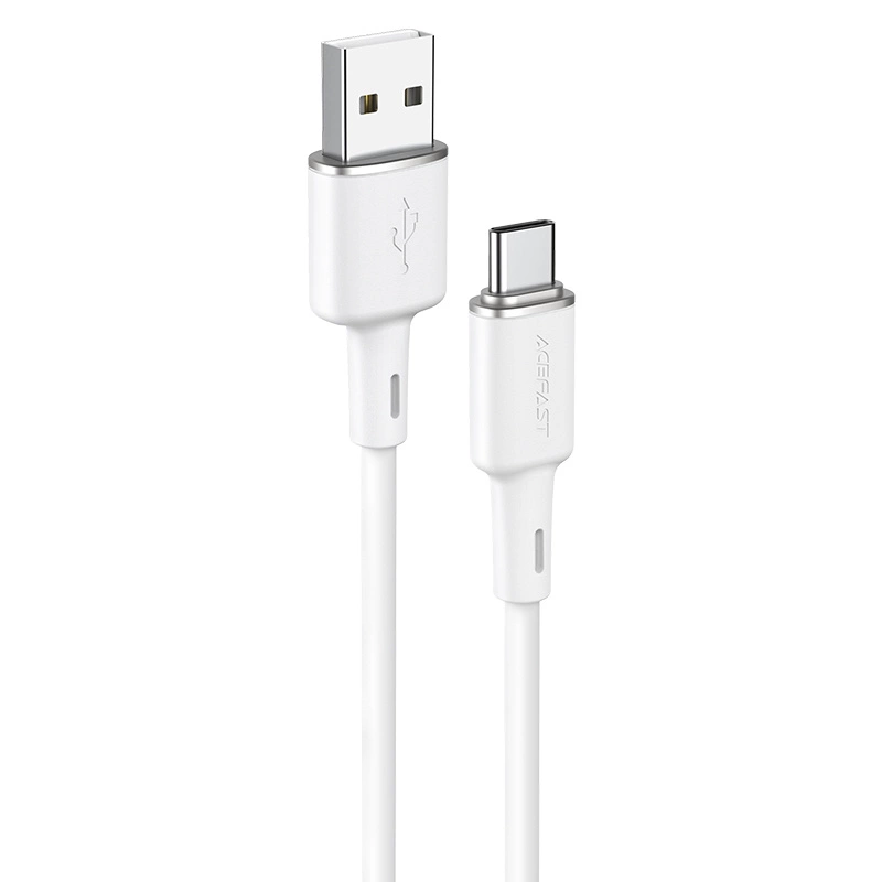 Acefast USB cable - USB Type C 1.2m, 3A white (C2-04 white)eng
