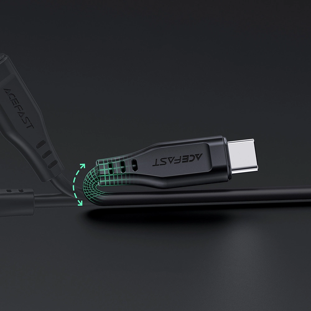 Acefast cable MFI USB Type C - Lightning 1.2m, 30W, 3A black (C3-01 black)eng