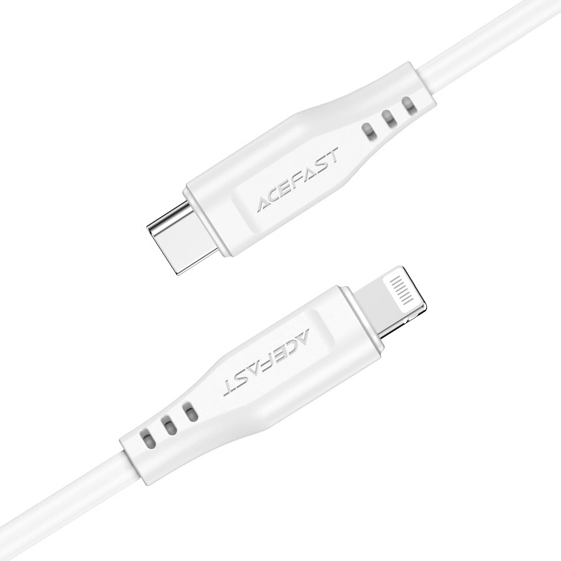 Acefast cable MFI USB Type C - Lightning 1.2m, 30W, 3A black (C3-01 black)eng