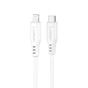 Acefast C3-01 Lightning - USB-C PD cable 30W 3A 480Mb/s 1.2m - whiteeng