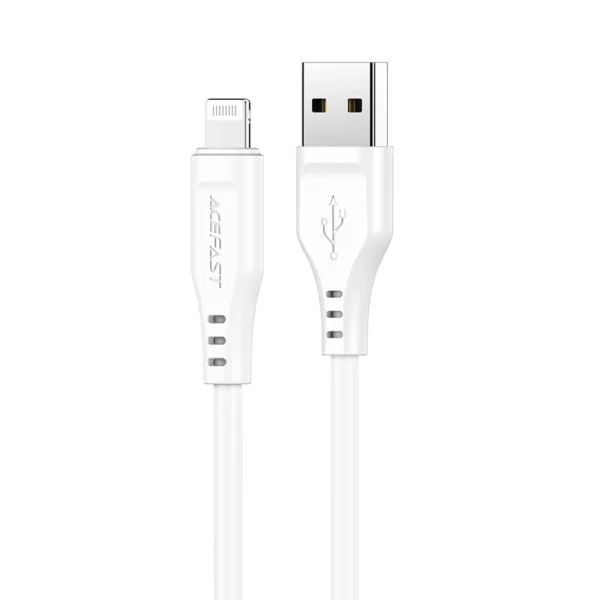 Acefast MFI USB cable - Lightning 1.2m, 2.4A white (C3-02 white)eng