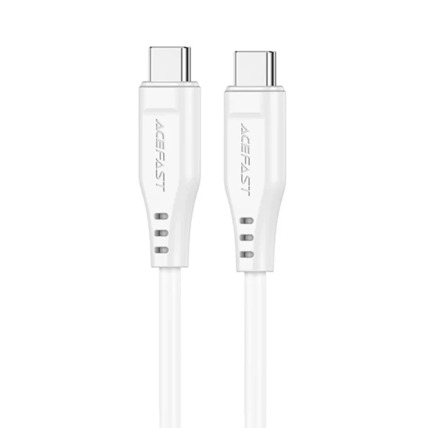 Acefast C3-03 USB-C - USB-C PD QC cable 60W 3A 480Mb/s 1.2m - whiteeng