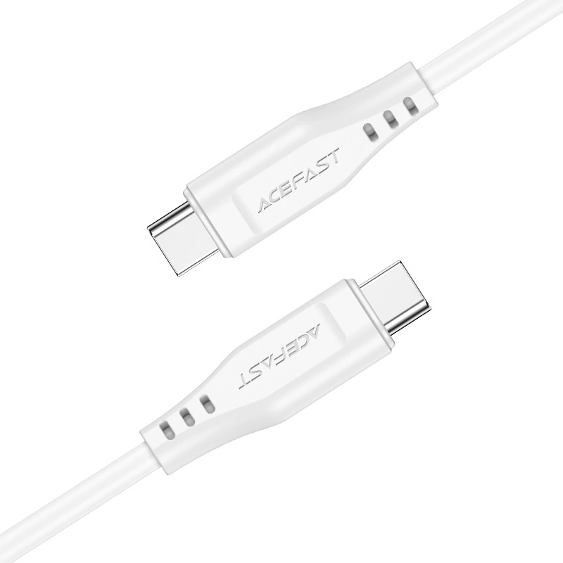 Acefast C3-03 USB-C - USB-C PD QC cable 60W 3A 480Mb/s 1.2m - whiteeng