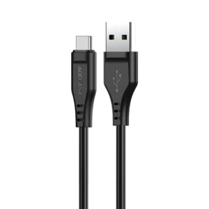 Acefast USB cable - USB Type C 1.2m, 3A black (C3-04 black)eng