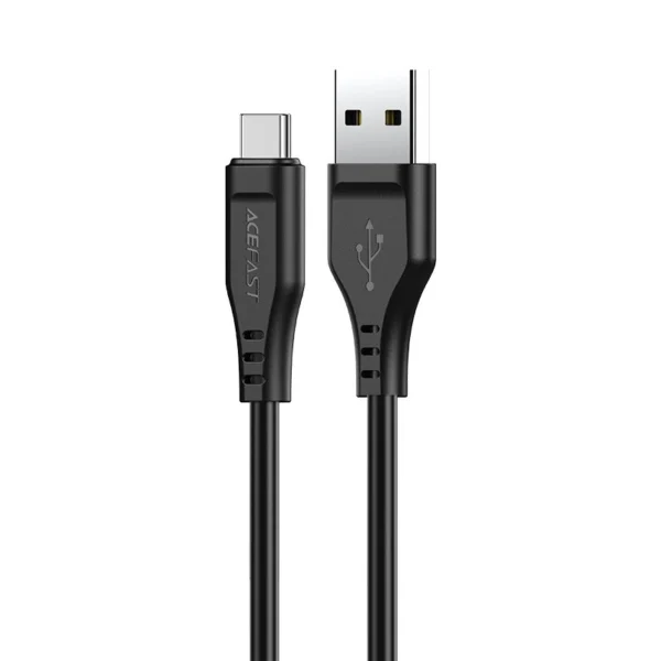 Acefast USB cable - USB Type C 1.2m, 3A black (C3-04 black)eng