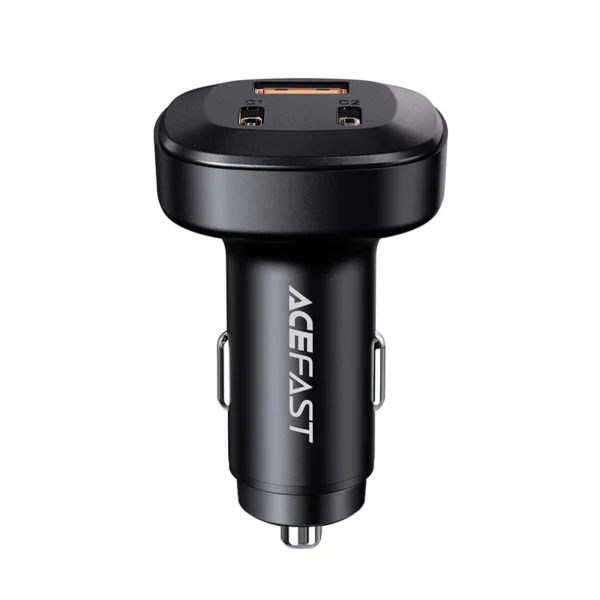 Acefast car charger 66W 2x USB Type C / USB, PPS, Power Delivery, Quick Charge 4.0, AFC, FCP, SCP black (B3 black)eng