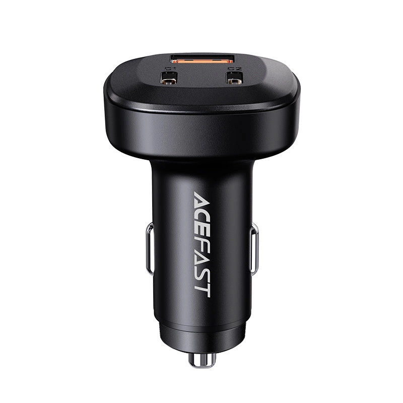 Acefast car charger 66W 2x USB Type C / USB, PPS, Power Delivery, Quick Charge 4.0, AFC, FCP, SCP black (B3 black)eng