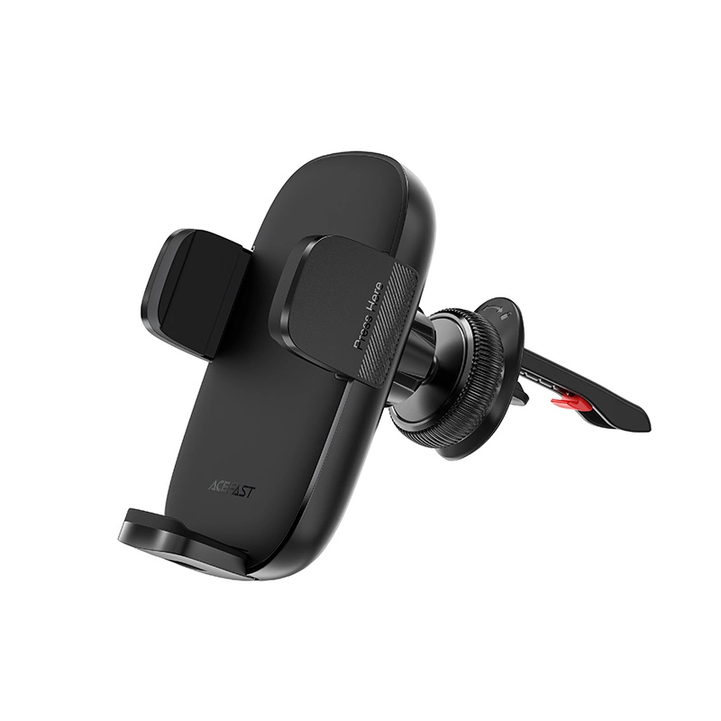 Acefast automatic phone holder for windshield, cockpit and air vent with Qi 15W wireless charger black (D10)eng