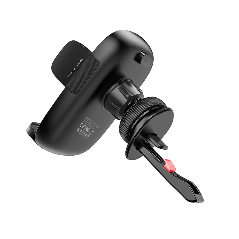 Acefast automatic phone holder for windshield, cockpit and air vent with Qi 15W wireless charger black (D10)eng