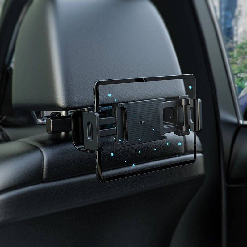 Acefast car headrest holder for phone and tablet (135-230mm wide) black (D8 black)eng