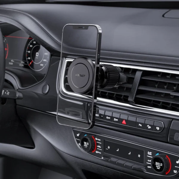 Acefast Magnetic Car Phone Holder on the Ventilation Grille Black (D6 black)eng
