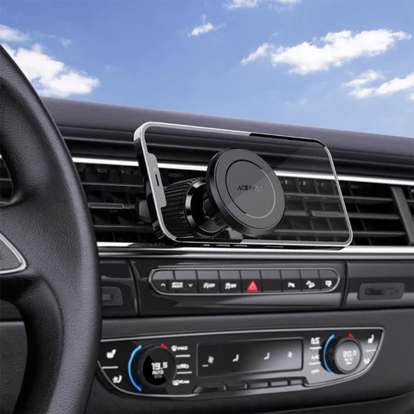 Acefast Magnetic Car Phone Holder on the Ventilation Grille Black (D6 black)eng