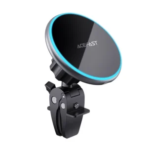 Acefast Qi 15W wireless car charger, magnetic phone holder for air vent, black (D3 black)eng