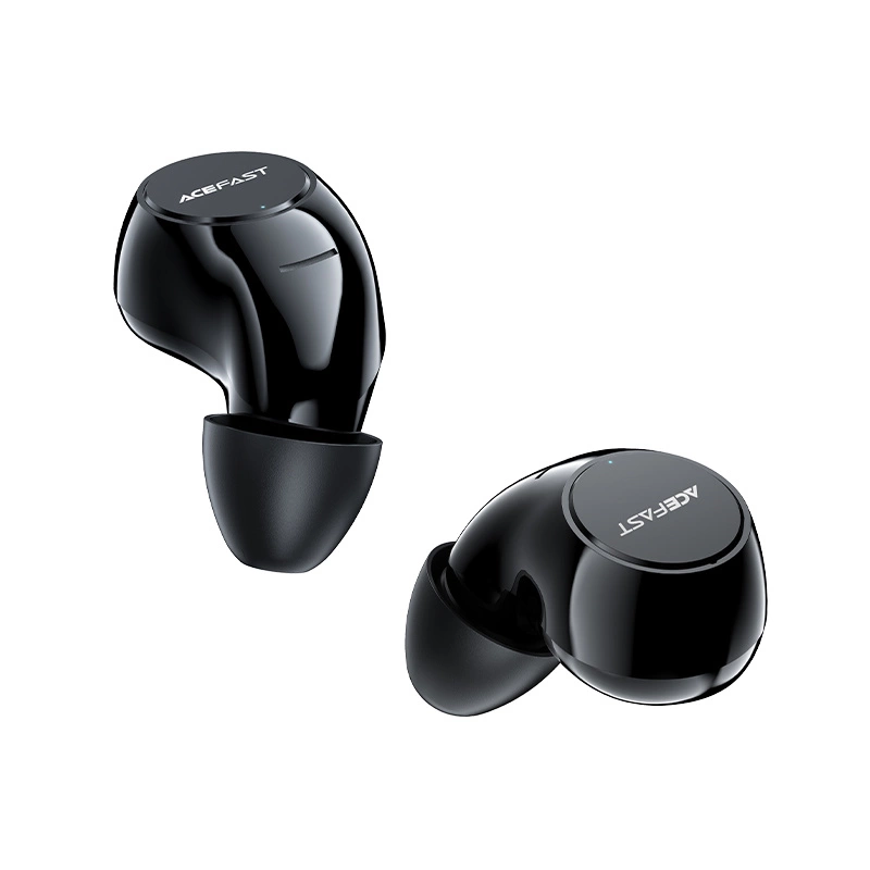 Acefast gaming in-ear wireless headphones TWS Bluetooth 5.2, cVc 8.0, aptX, SBC, AAC, 65ms delay waterproof IPX4 silver (T7 silver)eng