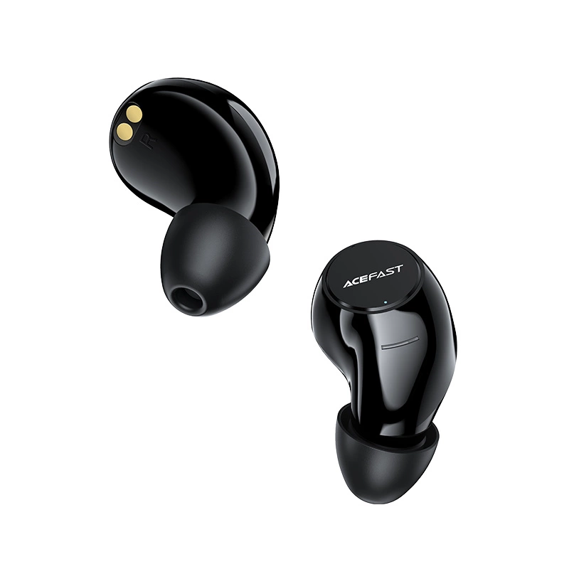 Acefast gaming in-ear wireless headphones TWS Bluetooth 5.2, cVc 8.0, aptX, SBC, AAC, 65ms delay waterproof IPX4 silver (T7 silver)eng
