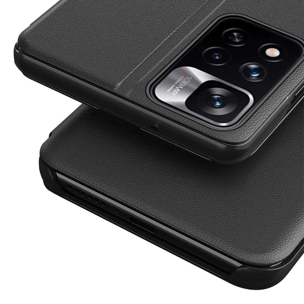 Eco Leather View Case elegant case with flip cover and stand function Xiaomi Redmi Note 11 Pro+ 5G (China) / 11 Pro 5G (China) / Mi11i HyperCharge / Poco X4 NFC 5G redeng