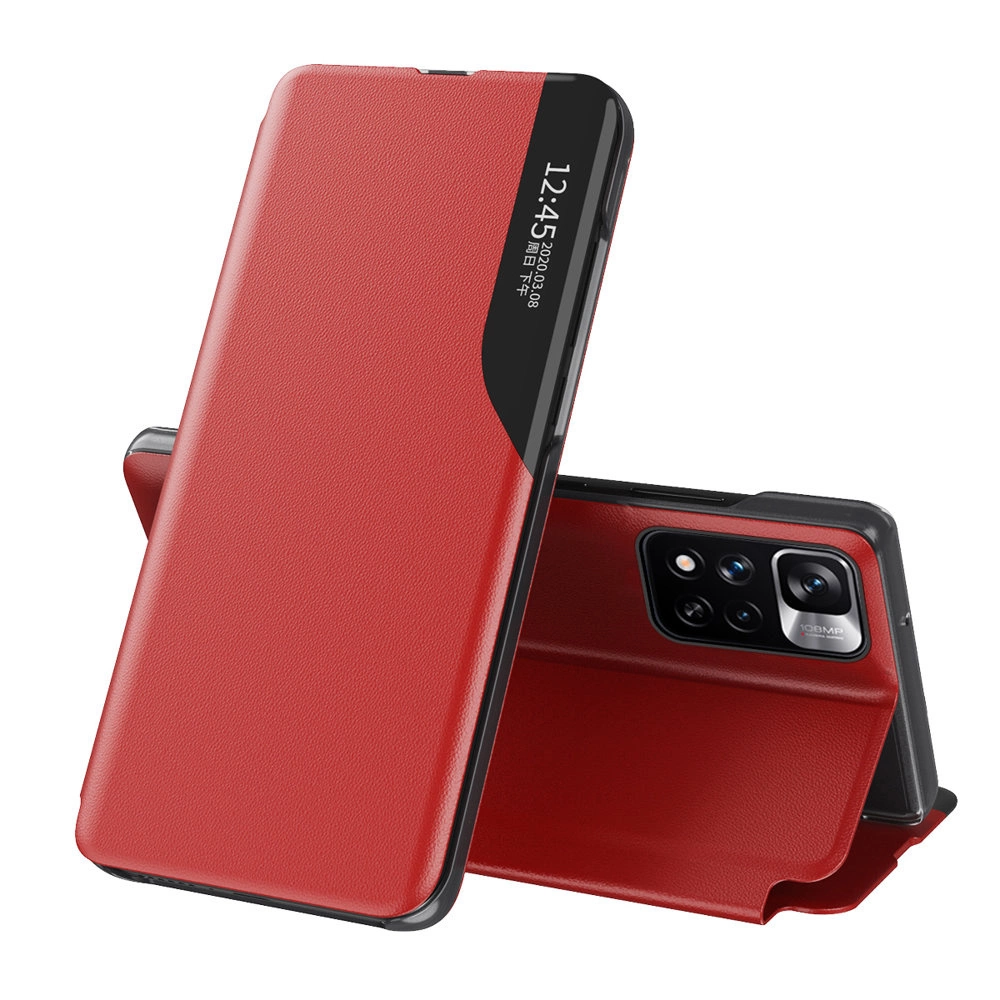 Eco Leather View Case elegant case with flip cover and stand function Xiaomi Redmi Note 11 Pro+ 5G (China) / 11 Pro 5G (China) / Mi11i HyperCharge / Poco X4 NFC 5G redeng
