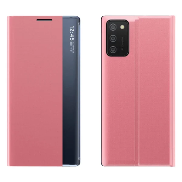 New Sleep Case cover with a stand function for Samsung Galaxy A03s (166.5) pinkeng