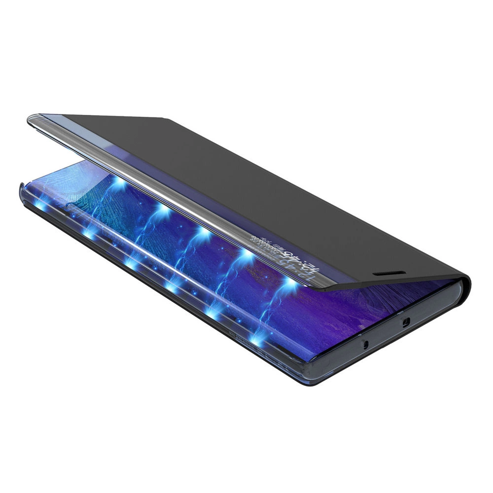 New Sleep Case cover with a stand function for Samsung Galaxy A03s (166.5) blueeng