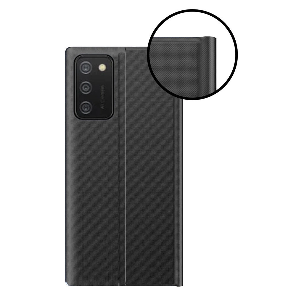 New Sleep Case cover with a stand function for Samsung Galaxy A03s (166.5) blackeng
