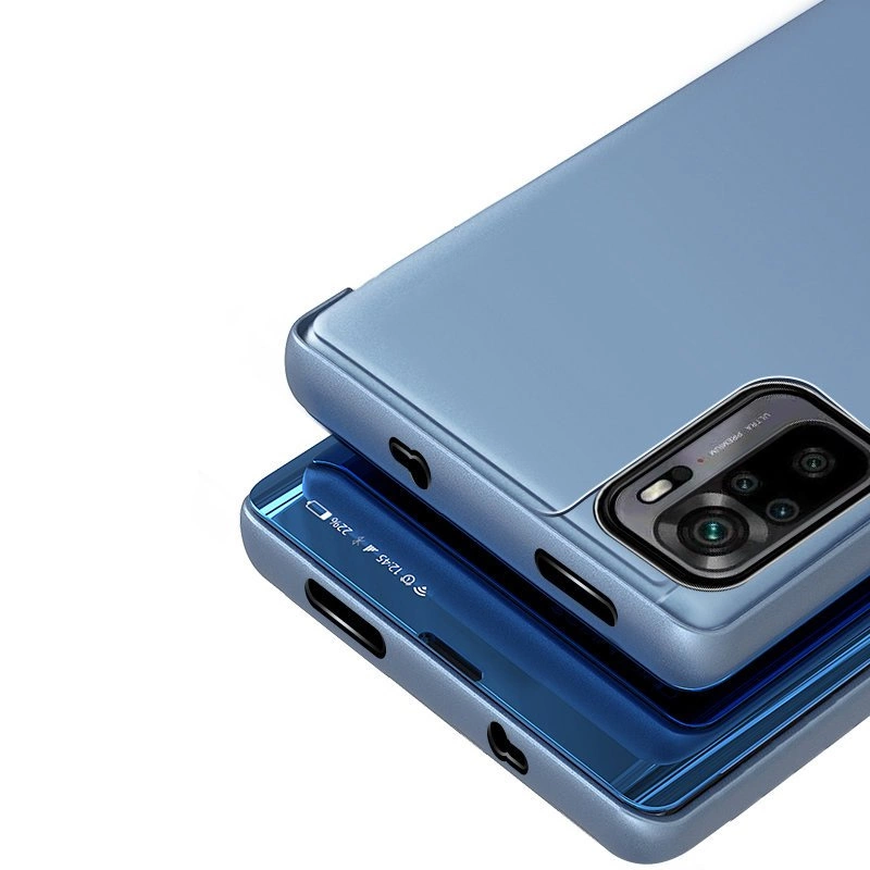 87689_3 Clear View Case Flip Cover for Poco M4 Pro 5Geng