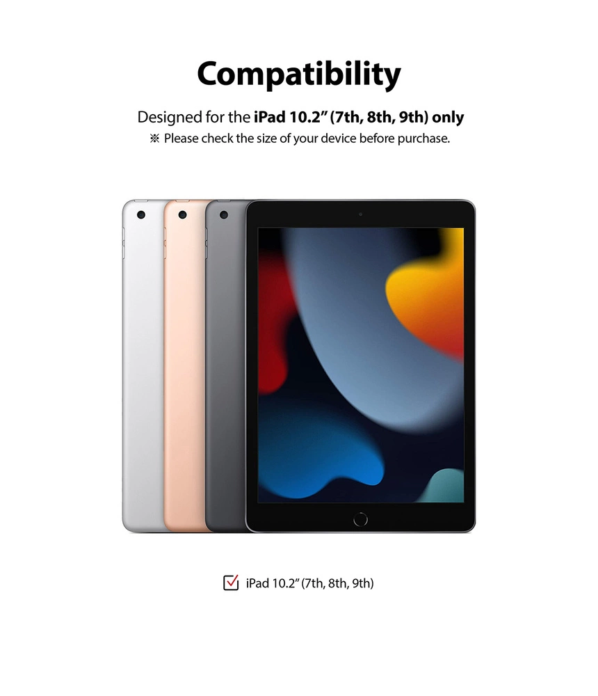 Ringke Invisible Defender ID Glass Tempered Glass for iPad 10.2 '' 2021eng