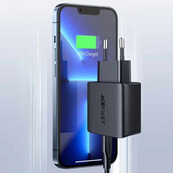 Acefast fast charger USB Type C 20W Power Delivery white (A1 EU white)eng