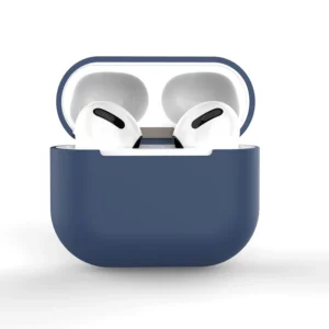 Case for AirPods 2 / AirPods 1 silicone soft cover for headphones blue (case C)eng