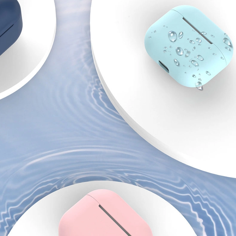 Case for AirPods 2 / AirPods 1 silicone soft cover for headphones blue (case C)eng
