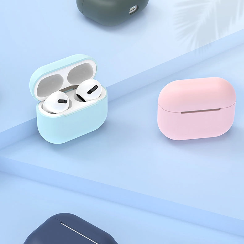 AirPods Pro Case Silicone Soft Earphone Cover White (Case C)eng