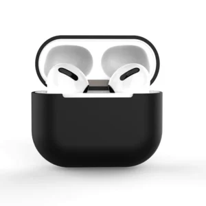 Case for AirPods 2 / AirPods 1 silicone soft cover for headphones black (Case C)eng