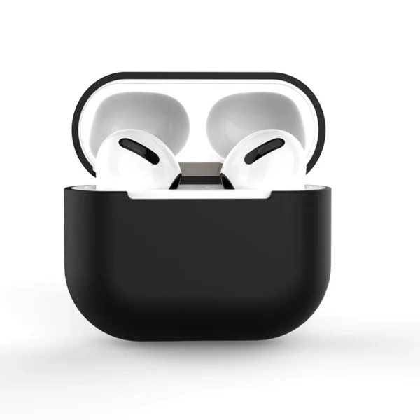 Case for AirPods 2 / AirPods 1 silicone soft cover for headphones black (Case C)eng