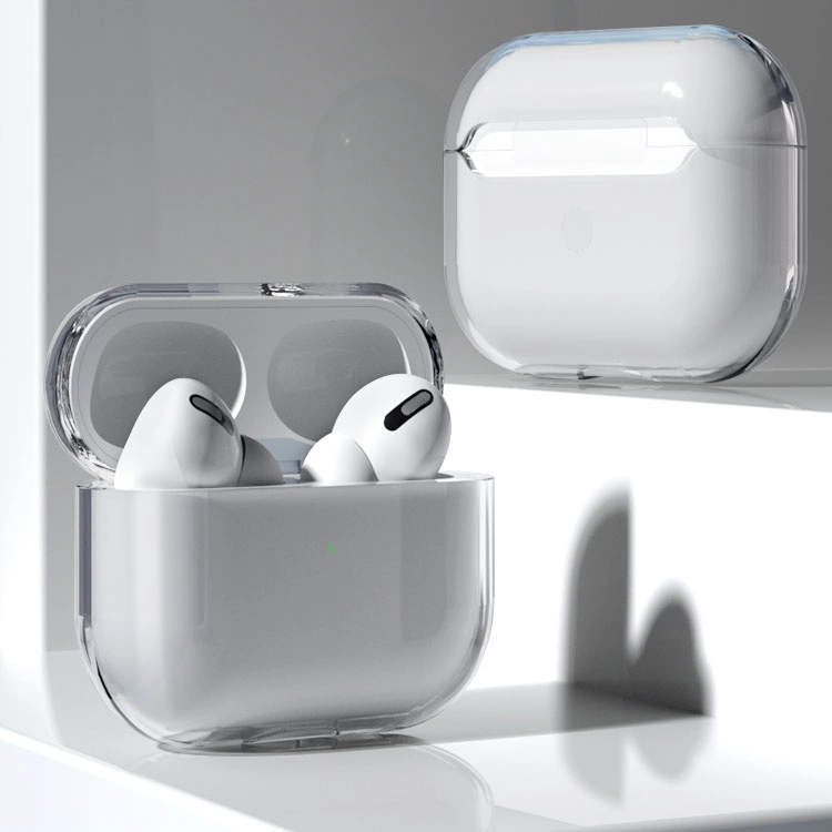 Case for AirPods Pro rigid, strong, transparent cover for headphones (case A)eng