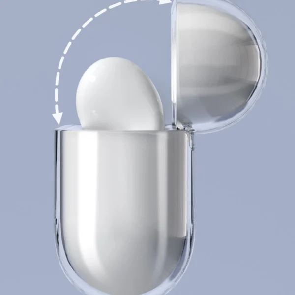 Case for AirPods 2 / AirPods 1 rigid, strong, transparent cover for headphones (case A)eng